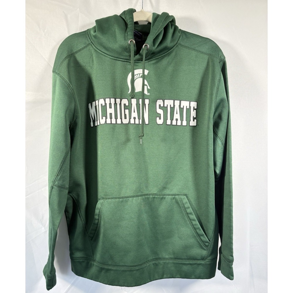 Campus Heritage Hoodie Size L Michigan State Spartans Pockets